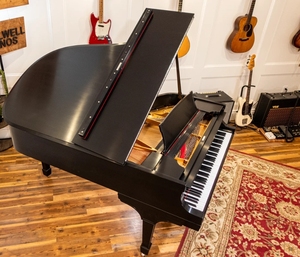 Pianos à queue Steinway A3 de qualité supérieure, 6'4'', en ébène satiné, d'occasion, 1921, rares, étirés - Product Image 4