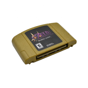 Offre Spéciale USA NTSC Version Gold Shell Legend of <span class=keywords><strong>Zelda</strong></span> Majora's <span class=keywords><strong>Mask</strong></span> 64 Bit Game Cartridge Accessoires de jeu - Product Image 2