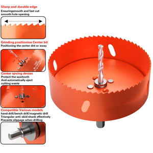90Mm/3 1/<span class=keywords><strong>2</strong></span> "Lỗ Saw Bi-Kim Loại Saw Khoan Công Cụ Với Twist Khoan Bit Cho Cornhole Bảng Gỗ Thạch Cao Ván Ép Nhựa - Product Image 2