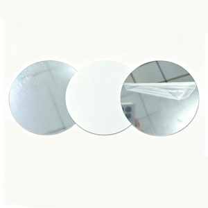 Wholesale Round <b>Self</b> <b>Adhesive</b> PC <b>Mirror</b> Disc 100mm 0.5mm Shatterproof for Kids Sensory Toy DIY Craft Accessories - Product Image 1