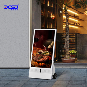 32/43/55 inch xách tay Áp phích kỹ thuật số, pin Powered, tầng gắn biển báo hiển thị, siêu mỏng và di chuyển LCD kiosk - Product Image 4