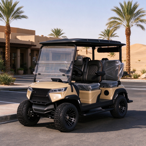 Voiture de golf électrique personnalisée à 4 places avec suspension indépendante pour visites touristiques - Product Image 1
