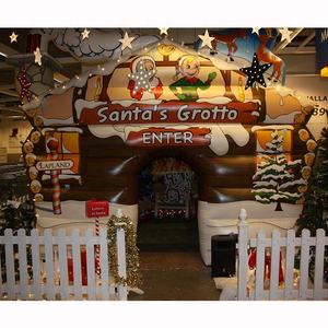 Grotta di natale Gonfiabile di Babbo Natale/Natale Gonfiabile della Casa/Casa Gonfiabile Di Natale Tenda - Product Image 3