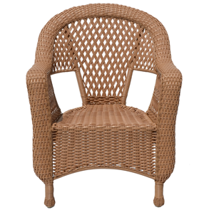 Juego de Muebles de Jardín <span class=keywords><strong>Jeco</strong></span> de 4 Piezas, Mimbre Sintético para Exteriores, Sofá de Ratán para Patio y Jardín - Product Image 2