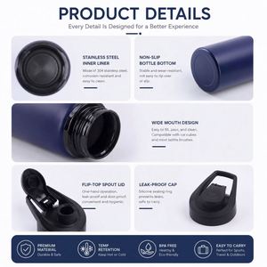 Wholesale Promotion <b>Gift</b> Cycling 600ml 750ml Single Wall Sport Flasks Custom Logo Aluminum Water Bottle With Lid - Product Image 2