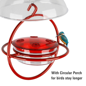 Comedero Redondo Colgante para Colibríes para Jardín, Patio Trasero o Casa - Product Image 2