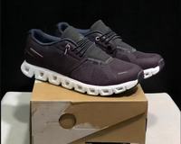 Chaussures de course unisexes de marque Designer Cloud 5, baskets athlétiques d'extérieur avec doublure en maille, à lacets, triple fonction, pour la marche et le sport