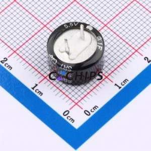 Supercondensateur SCE5R5C104, composant traversant (THT), P=5mm, condensateur 0.1F -20%~+80% 5.5V 10uA@24hrs - Product Image 2