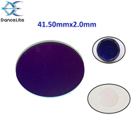 Filtres de lentille de lampe torche prêts à l'emploi, colorés, 41,5 mm x 2,0 mm, vert, rouge, bleu, jaune, transparents, pour C8