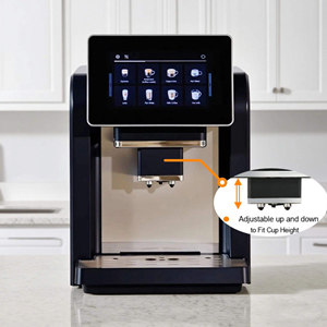 <span class=keywords><strong>Machine</strong></span> à <span class=keywords><strong>café</strong></span> entièrement automatique à écran tactile commerciale d'<span class=keywords><strong>achat</strong></span> à chaud, <span class=keywords><strong>machine</strong></span> à <span class=keywords><strong>café</strong></span> expresso italienne électrique multifonctionnelle - Product Image 4