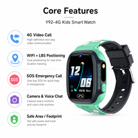 Montre connectée pour enfants Y29 avec carte SIM 4G, appels vidéo, modes SOS, GPS et WIFI, étanche IP67, fonction boussole, montre connectée pour enfants