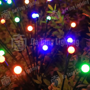 Lampes solaires LED extérieures à effet luciole, étanches, oscillantes, pour la décoration des parcs, allées, cours et terrasses - Product Image 2