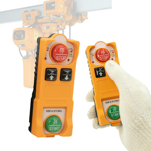 Fábrica 2 botones de velocidad única cabrestante de batería control remoto de grúa industrial universal - Product Image 5