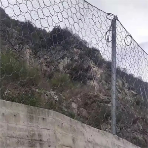 Bền Bảo Vệ Thụ Động Rockfall Hàng Rào Nhúng Nóng Mạ Kẽm Dây Lưới Lưới Dệt Kỹ Thuật Đá Rơi Net - Product Image 2