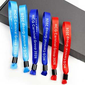 Bracelets personnalisés multicolores en gros avec fermeture coulissante – Idéal pour festivals et événements (bracelet-billet) - Product Image 5