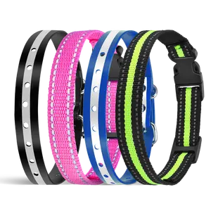 Factory Direct Sales Hot Sales Nice Price With Good Quality Pink Nylon Reflective Dog Collar Pet Collar