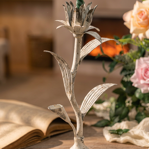 Porte-bougie en fer blanc style vintage, décoration d'intérieur, porte-bougie en métal durable pour centre de table - Product Image 6