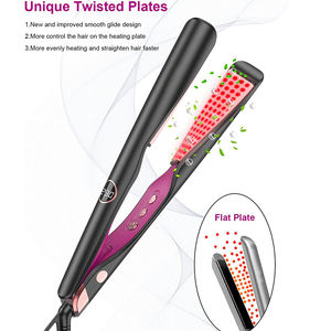 <span class=keywords><strong>Fer</strong></span> <span class=keywords><strong>à</strong></span> friser et <span class=keywords><strong>à</strong></span> friser <span class=keywords><strong>à</strong></span> double tension Ulelay 2 en 1 - Product Image 2