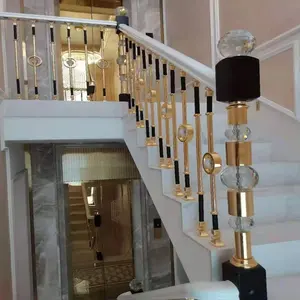 Top-ranking suppliers Acrylic Baluster Railing Design Stairs Handrail Glass Staircase Railing