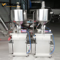 Machine de remplissage pour bouteilles d'eau, ml, Semi-automatique, à température constante, avec mélangeur pour liquide à haute viscose, appareil de remplissage d'huile