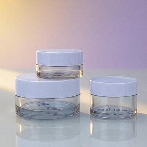 High Quality 5ml 10ml 15ml Thick-Walled Transparent Small-Capacity Cosmetic Packaging <b>Plastic</b> Cream <b>Jar</b> for Cosmetics - Product Image 1