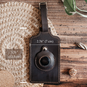 Étiquette d'identification en cuir étiquettes de bagage de voyageur cadeau fête faveur PU cuir bagages mariage étiquette de bagage avec fente de suivi - Product Image 4