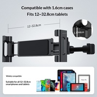 Support de tablette pour siège arrière de voiture, support de téléphone pour appuie-tête de voiture, support universel pliable et extensible, fabriqué en Chine