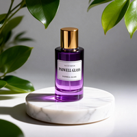 Vente en gros de parfum de luxe dégradé violet, eau de parfum longue durée, vaporisateur 30 ml, 50 ml, 100 ml, flacon de parfum avec bouchon magnétique