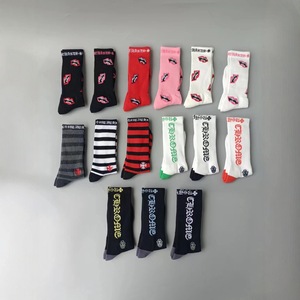 Chaussettes en coton King Mcgreen Star Chrome Heartt Cross Love CH <span class=keywords><strong>Bengali</strong></span> Striped Alphabet Graffiti Skull pour les vacances et les cadeaux - Product Image 5