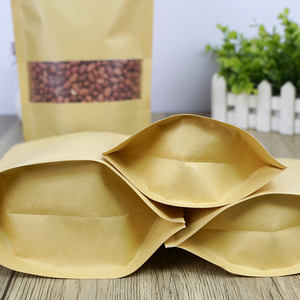 Sachets Doypack Personnalisés Recyclés Imprimés par Héliogravure, Résistants à l'Humidité, pour Emballage Alimentaire Sec, Sacs Marron pour Chewing-gum et Aliments pour Animaux - Product Image 5