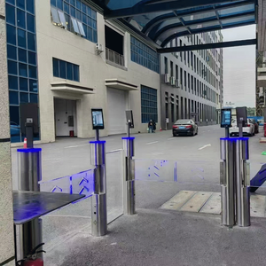 Barrières automatiques de supermarché, portails battants haute sécurité, lecteur de cartes RFID, contrôle d'accès, tourniquet automatique, acier inoxydable 304 - Product Image 5