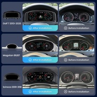 Tableau de bord numérique Junsun 12,3'' pour VW Golf 7 Scirocco Golf 6 MK7 Passat B8 B6 Tiguan Sharan, cockpit d'instruments virtuels