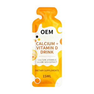 Integratore Liquido di Calcio + Vitamina <span class=keywords><strong>D</strong></span> per Bambini, Produzione OEM/ODM con Etichetta Privata, Certificato <span class=keywords><strong>GMP</strong></span> - Product Image 3