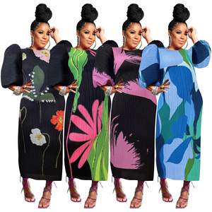 Moyafang Exclusivo Transfronterizo: Vestido Plisado Estilo Issey Miyake de Manga Regular para <span class=keywords><strong>Mujer</strong></span>, el Más Vendido, <span class=keywords><strong>Ropa</strong></span> Urbana - Product Image 2