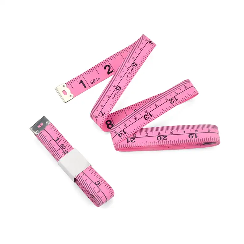Ruban de mesure pour mesure 10mm, 150cm, bande de mesure rose, pour couturier et tailleur
