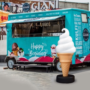 120cm/47.24inch 1set Creative Ice Cream Shape <b>Light</b> Model No Lamp <b>Advertisement</b> Waterproof Outdoor Display Bar Decor Props Shop - Product Image 2