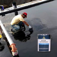 Revêtement imperméable en caoutchouc liquide PVC et PU pour toitures et sols, appliqué au pinceau et au pulvérisateur pour l'étanchéité des piscines et des toitures