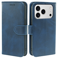 Étui portefeuille en cuir à rabat pour iPhone 18 17 Pro Max 15 14 13 12 11 16e 17e avec porte-cartes et protection intégrée