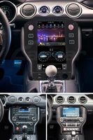 Autoradio GPS Navigation Player Carplay 4G de style Tesla Android 11 pour Ford Mustang 2013-2020