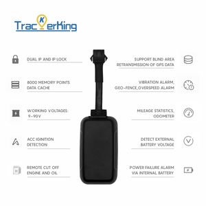 Trackerking Traceur GPS EC08 avec application gratuite + système web + SMS, localisateur GPS pour voiture, traceur 2G le plus vendu - Product Image 4