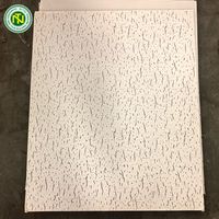 Plaque de plafond en plâtre stratifié PVC 595x595mm (2x2ft) avec feuille d'aluminium de 7mm pour plafond suspendu de bureau