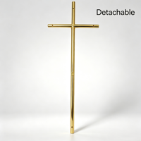 Crucifix orné de style européen Jésus 3, décoration de cercueil, ornement de cercueil, accessoires funéraires, vente en gros