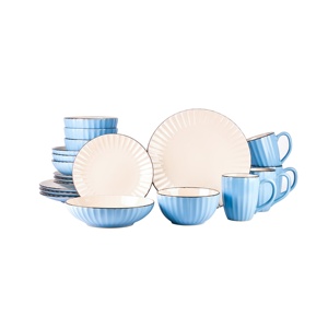 Tableware <b>Set</b> with Floral Patterns High Quality Ceramic Durable and Elegant Suitable for Family Meals and Entertainment - Product Image 4