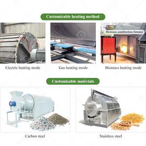 Tambor rotativo de aserrín de arroz de arena, fertilizante pequeño, <span class=keywords><strong>horno</strong></span> de cáscara de arroz de maíz, Máquina secadora de granos para Bangladesh - Product Image 4