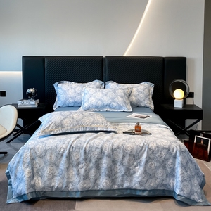 Ensemble <span class=keywords><strong>de</strong></span> couette d'été rafraîchissante en gros Oeko, fibre <span class=keywords><strong>de</strong></span> polyester, couette, drap <span class=keywords><strong>de</strong></span> lit, couette glacée lisse, ensemble <span class=keywords><strong>de</strong></span> chambre à coucher pour hôtel et maison - Product Image 2