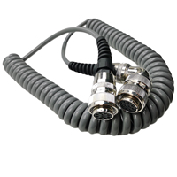 Câble spiralé gris 117833 pour système de contrôle de profondeur de la fraiseuse W2000