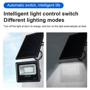KCD Reflector Outdoor Dusk to Dawn <strong>Rechargeable</strong> <strong>20w</strong> 50w 100w 200w 300w High Lumen <strong>Floodlight</strong> Garden Solar Power Flood Light - Product Image 3