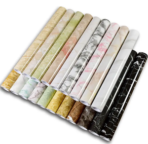 Vente en gros de dalles de porcelaine en marbre carreaux de mur en pierre frittée polie pour villa papier peint en marbre autocollant pour chambre à coucher - Product Image 2