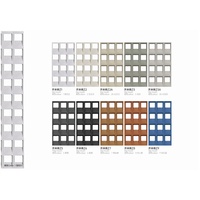 Panneau de briques décoratif à dix-huit grilles, panneau fermé B1, résistance au feu, isolation thermique, écologique, imperméable, 5 ans, hôtel