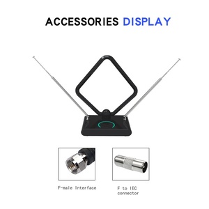 Antenne TV numérique HD VHF à gain élevé pour intérieur, antenne TV FM intérieure, antenne HDTV intérieure - Product Image 3